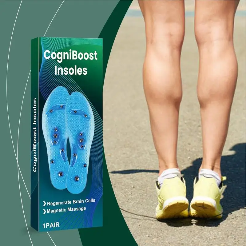 

Magnetic Insoles 1 Pair Magnet Shoe Inserts Breathable Massage Relaxation Products For Women And Men Health Care Supplies