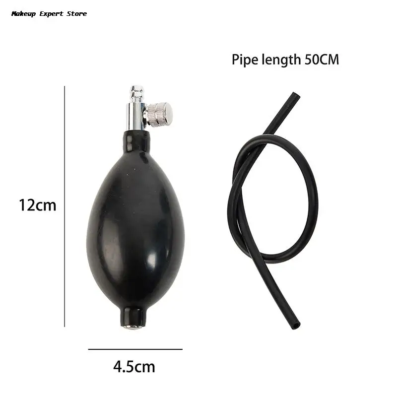 Sphygmomanometer Tonometer Ball Blood Pressure Cervical Tractor Accessory Latex Air Inflation Balloon Bulb Pump +Valve Link Tube