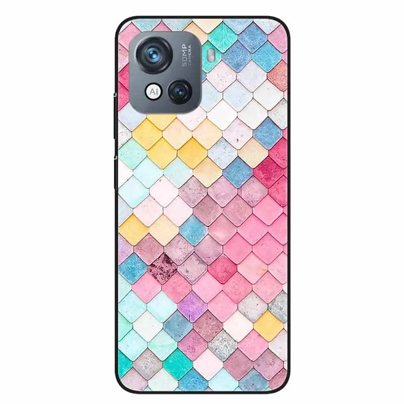 For Oscal C80 Case Cute Soft Silicone Black TPU Phone Cases for Blackview Oscal C80 Protective Back Shells OscalC80 C 80 6.52\'\'