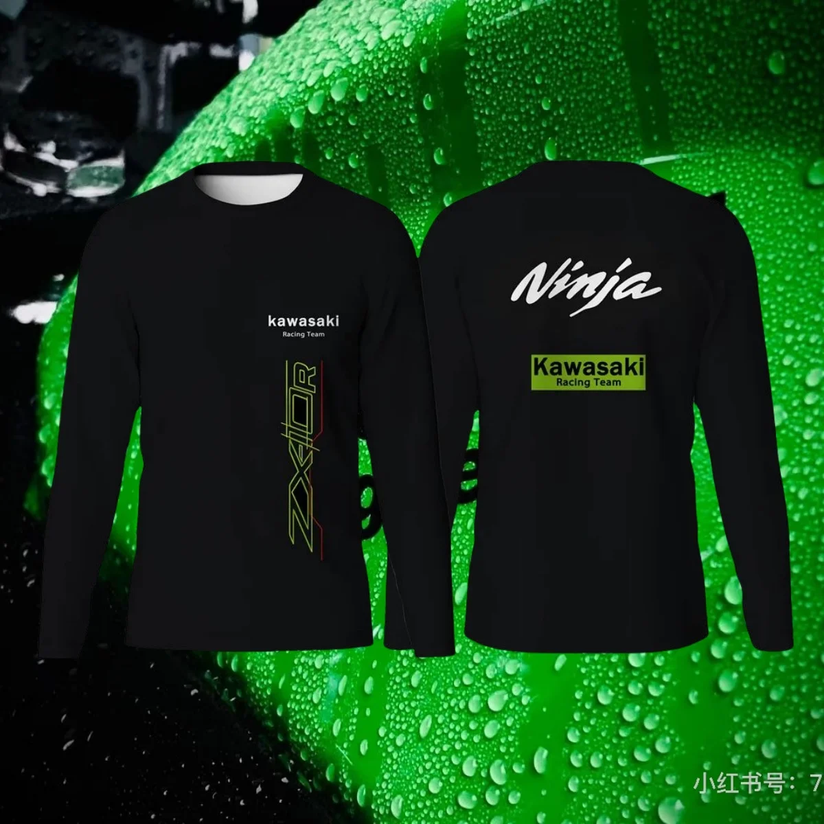 

2025 Kawasaki Off Road Enduro Motocross Jersey Bmx Downhill Speed Bicycle Cycling T-Shirt for Men Mtb Jersey Bike Shirt Long