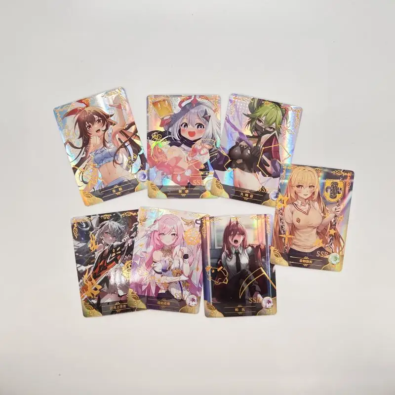 Goddess Story 5 m07 Power Kuki Shinobu Nanami Chiaki Paimon The Wing Ssr Cards personaggi Anime collezioni di giochi regali di compleanno