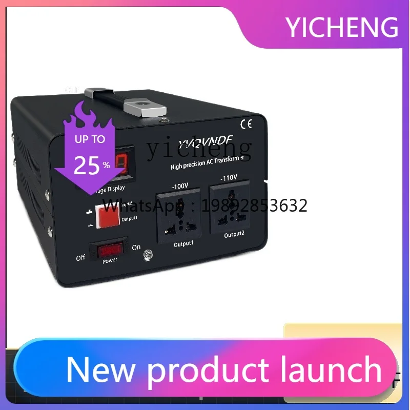 Transformador X3 de cobre puro de 220V a 110V, conversión de energía de alta potencia, conversión de 110V a 220V en Estados Unidos, Japón