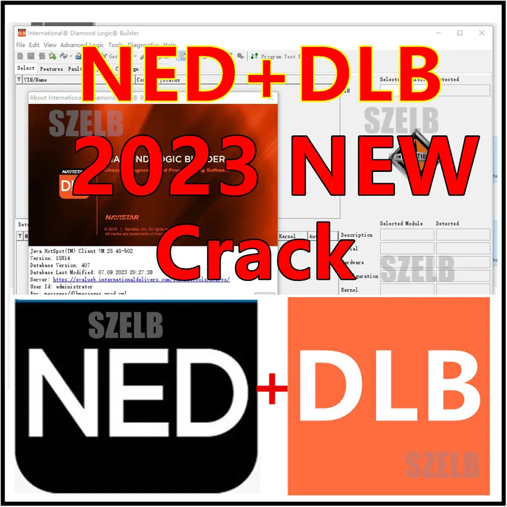 

Диагностика двигателя NED 2023 + DLB 2023 + CRACK + 2017 ServiceMAXX Инструмент для обслуживания программирования для диагностики двигателей Navistar