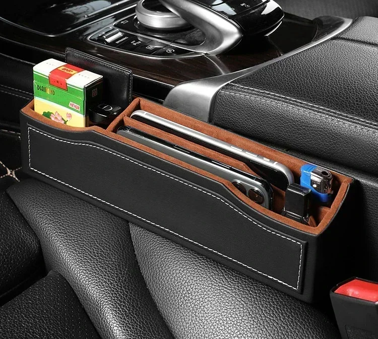 Car console Seat Gap Filler Storage box Pocket for Honda CIVIC CRV Accord FIT XRV Envix Crider