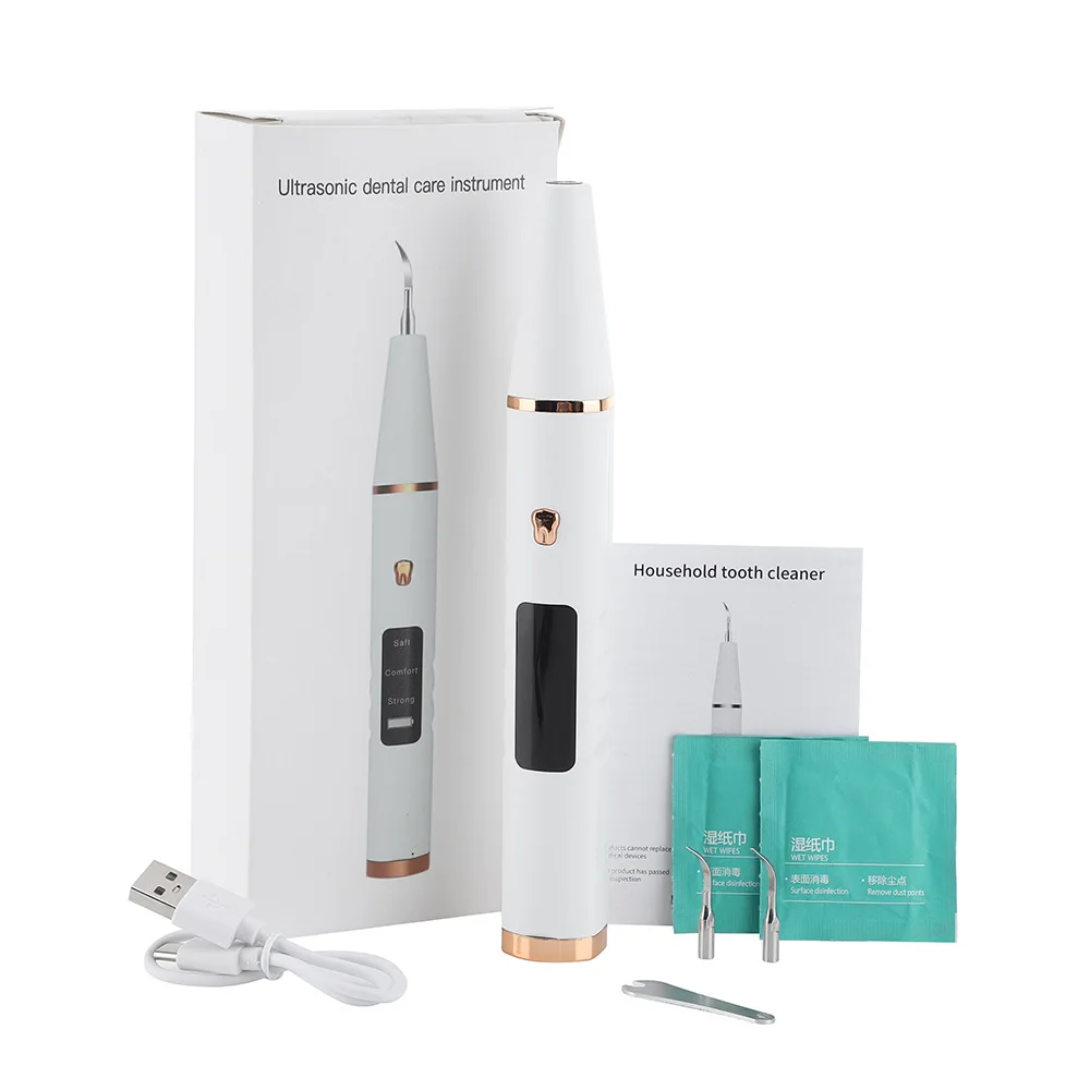 

New Ultrasonic Home Water Flosser Portable Dental Cleaner Oral Teeth Descaling Tool Electric Teeth Cleaning Device