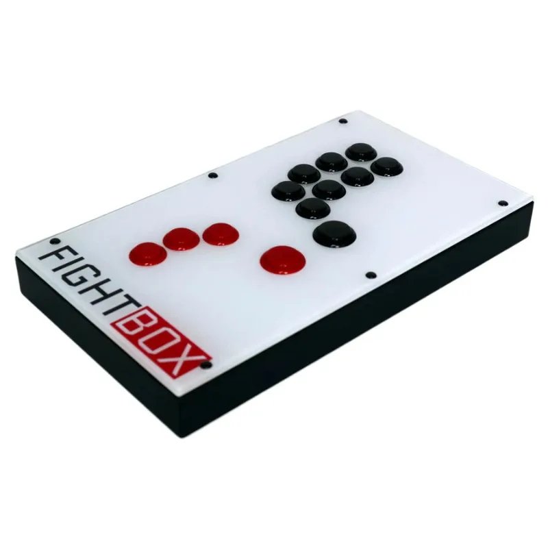 FightBox All Buttons Hitbox Style Arcade Joystick Leverless Arcade Game Controllerfor PS5/PC/XBOX Sanwa OBSF-24/30mm