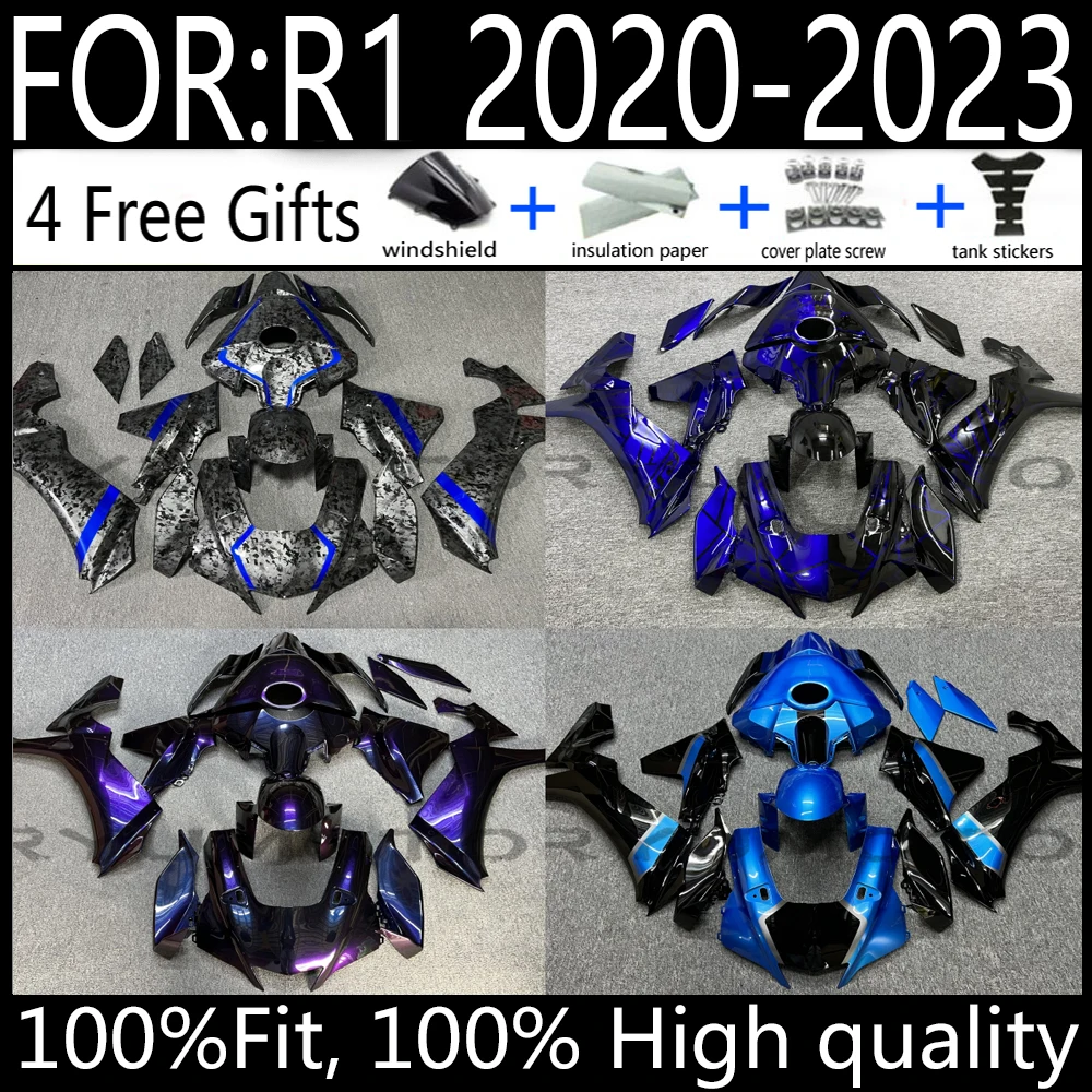 

Full Fairing Kit for Motorcycle, ABS Injection Molding, Yamaha YZF R1 YZFR1 2020 2021 2023 20 21 23 HZMT