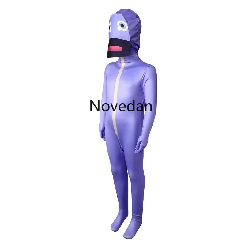 Juego VR Yeeps Hide And Seek, disfraz de Cosplay para fiesta de cumpleaños, mono de felpa, traje con máscara, conjunto de traje de Halloween para niños y niñas