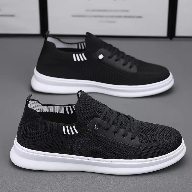 

New Men's Sneakers Lightweight Breathable Mesh Shoes Outdoor Comfortable Wear-resistant Slip-on Casual Shoe Zapatillas De Hombre