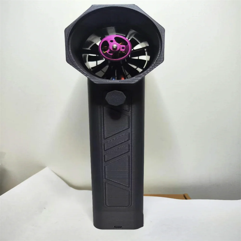 Ventilador de chorro Turbo XL, minisoplador potente multifuncional de 1200g de empuje, conductos de alta velocidad, sin escobillas de alto rendimiento de 64mm