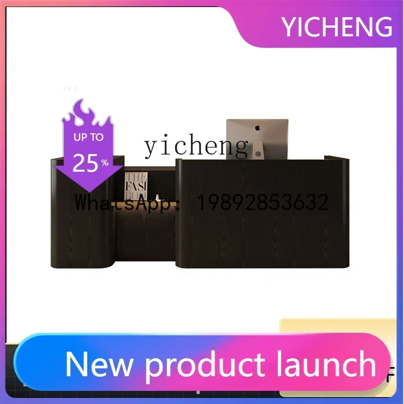 

G1 store checkout page counter modern simple bar counter company office reception desk