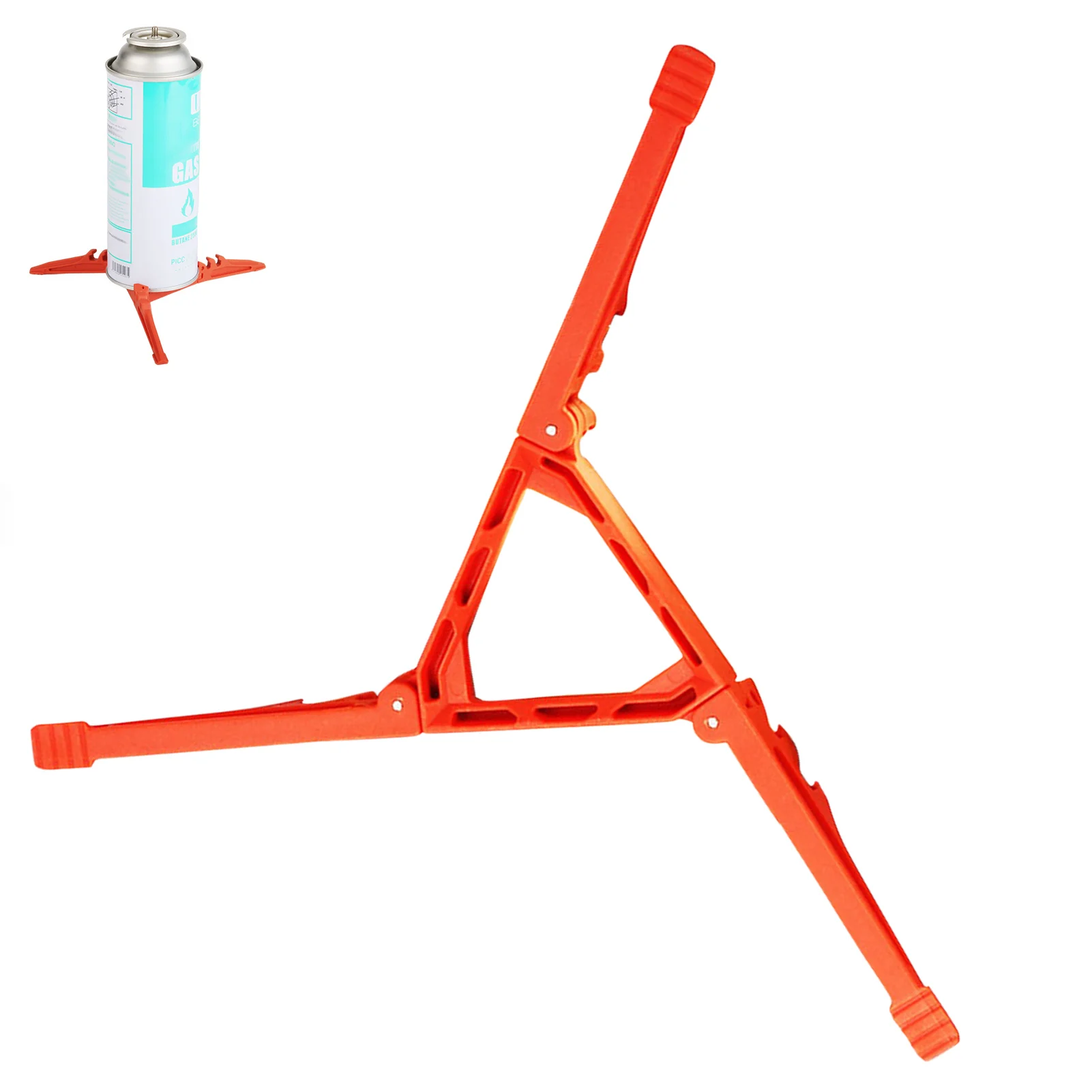 Camping Stove Stabilizer Durable And Lightweight Outdoor Flat Tank Bracket Mini Folding Canister Stand For Outdoor Activities