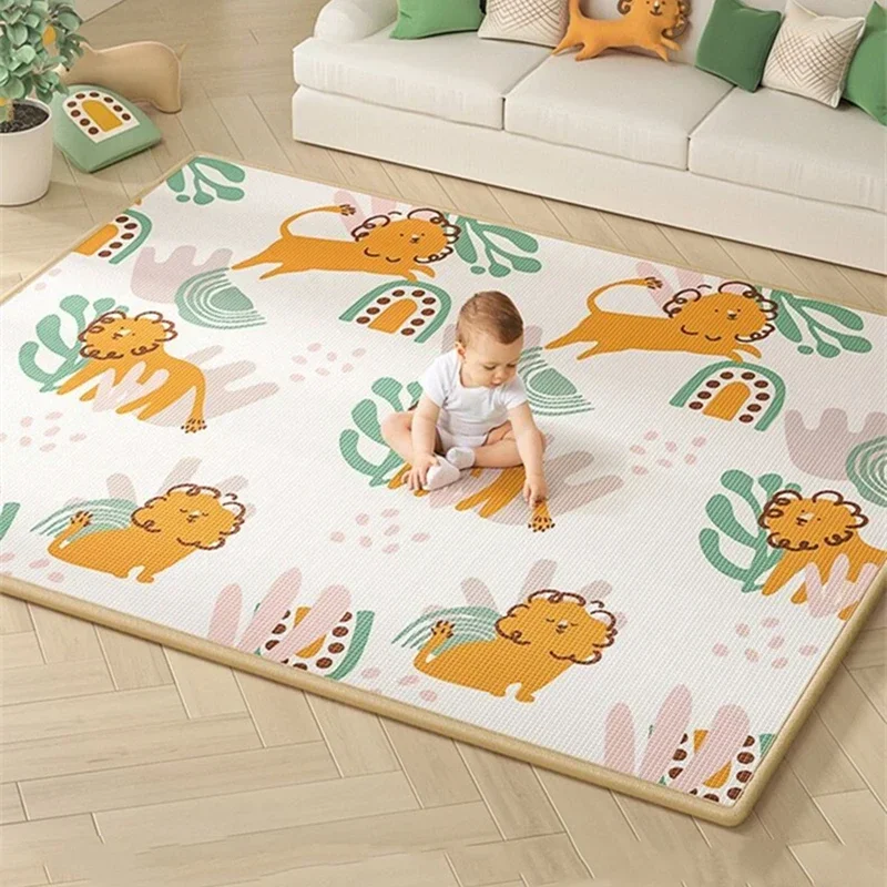 

Thick 1cm Baby Play Mat 2024 New Giraffe Lion Puzzle Children's Mat Baby Climbing Pad Kids Rug Baby Games Mats Toys for Children