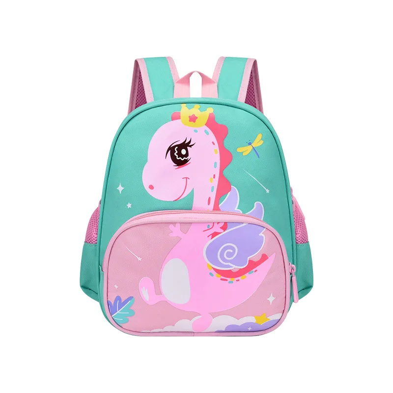 Sac à dos d\'école althpour enfants, petit dinosaure de dessin animé pour bébé, sacs à dos de maternelle