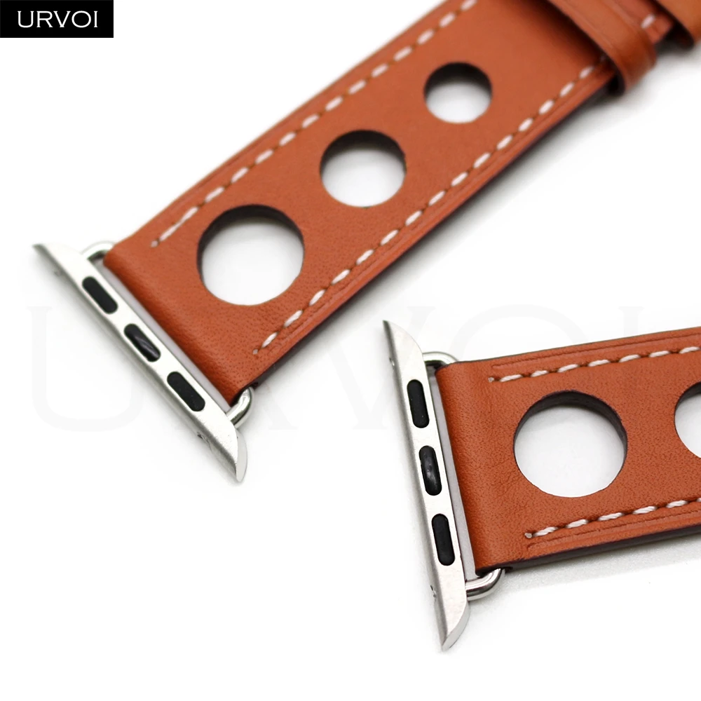 URVOI Clearance price! Single Tour Rallye Band for Apple Watch Series 11 10 9 8 SE3 leather strap for iWatch women wristband