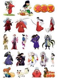 Anime Inuyasha thermoadhesive patches small size heat transfer stickers iron on transfer