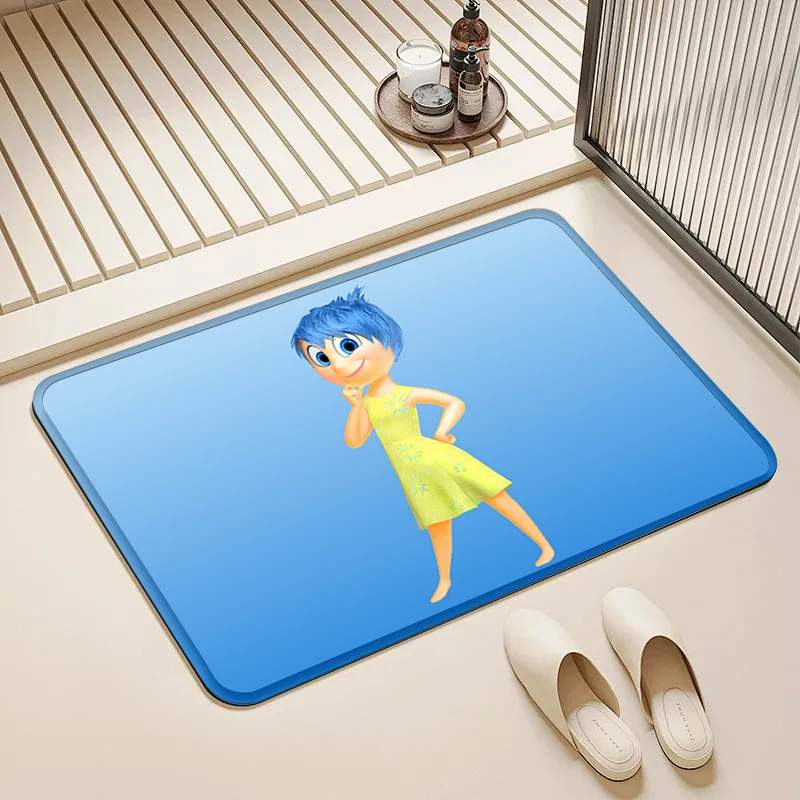 

Disney Inside Out Joy Door Mat Non-Slip Absorbent Floor Rug for Home Kids Room Bathroom Decor