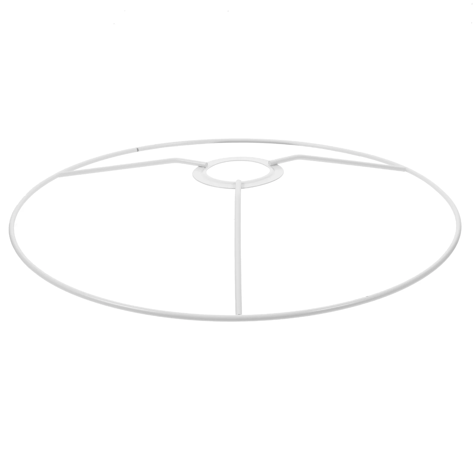 

Round Lampshade Frame for Chandelier Pendant Light Wire Ring Lamp Shade Holder DIY Covers Accessories Round Base