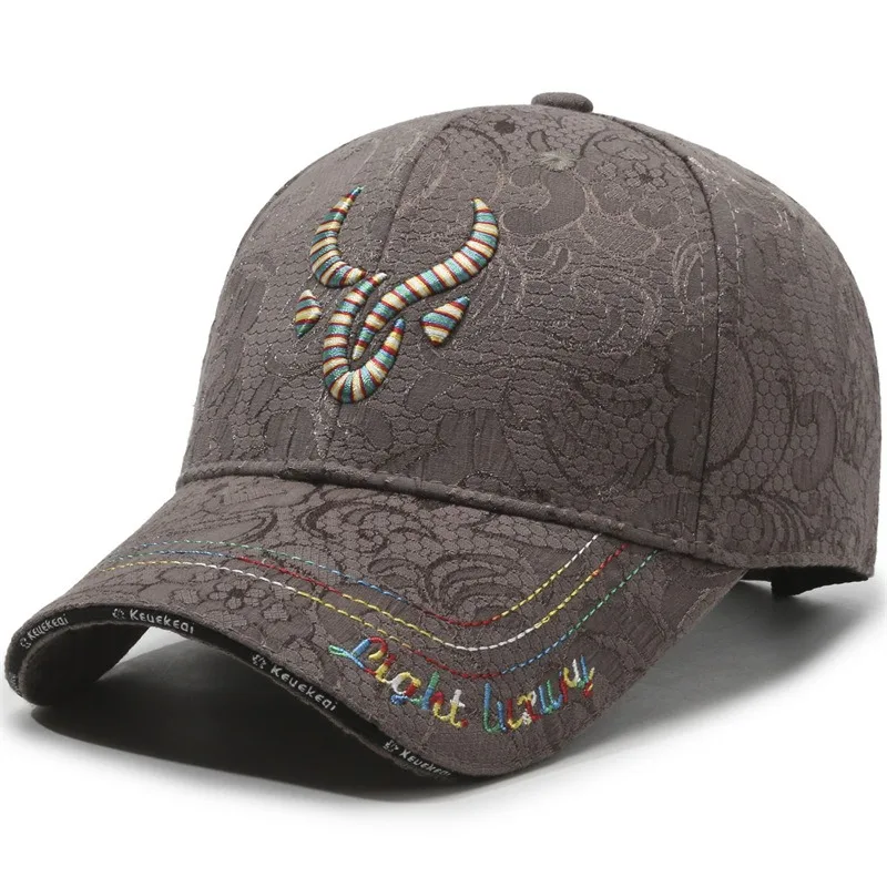 Unique Original Cotton Baseball Cap, Skin-friendly Comfortable Fine Craftsmanship, High-end Stylish Casual Daily Sun Peaked Hat