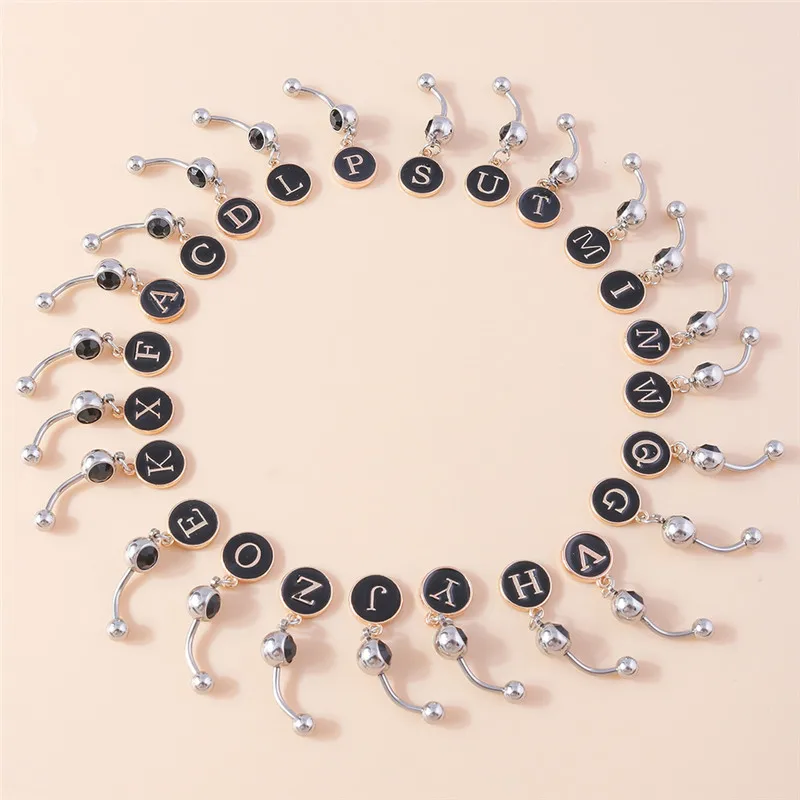 Aihua Minimalistische Initiale Emaille Weiß Schwarz A-Z Buchstaben Halskette für Frauen Alphabet Anhänger Schmuck Geburtstag Geschenke Großhandel – Detail 4