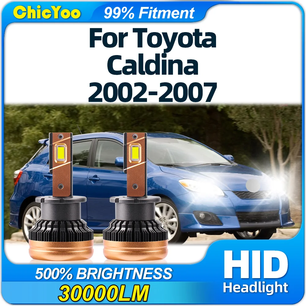 Canbus LEDHeadlight Bulbs 30000LM Super Bright HID Xenon Headlamps 12V 6000K For Toyota Caldina 2002 2003 2004 2005 2006 2007