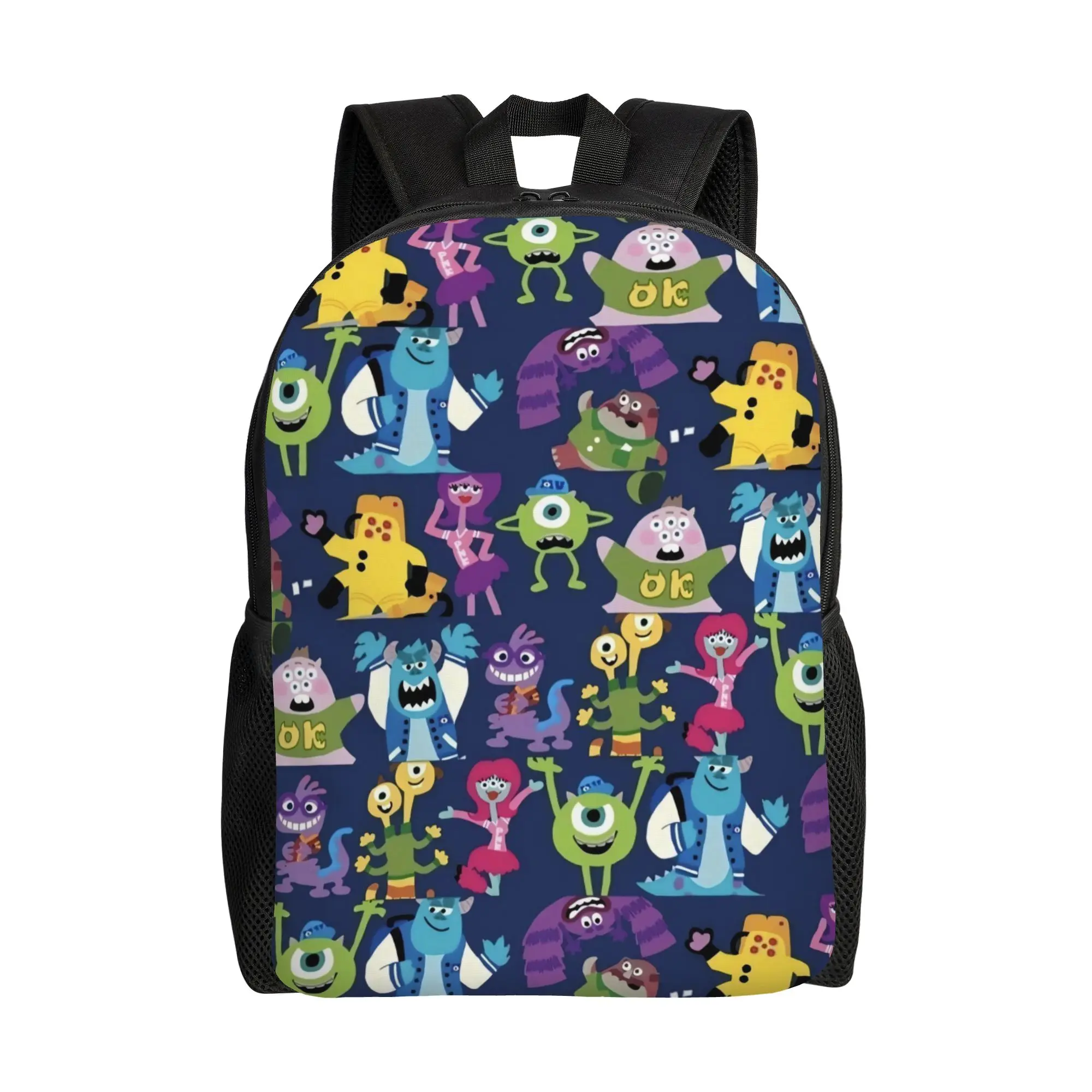 

Back to school season Sturdy Shoulder Monsters University Characters Pattern Knapsack Walt Cartoon Storage Bag Backpack