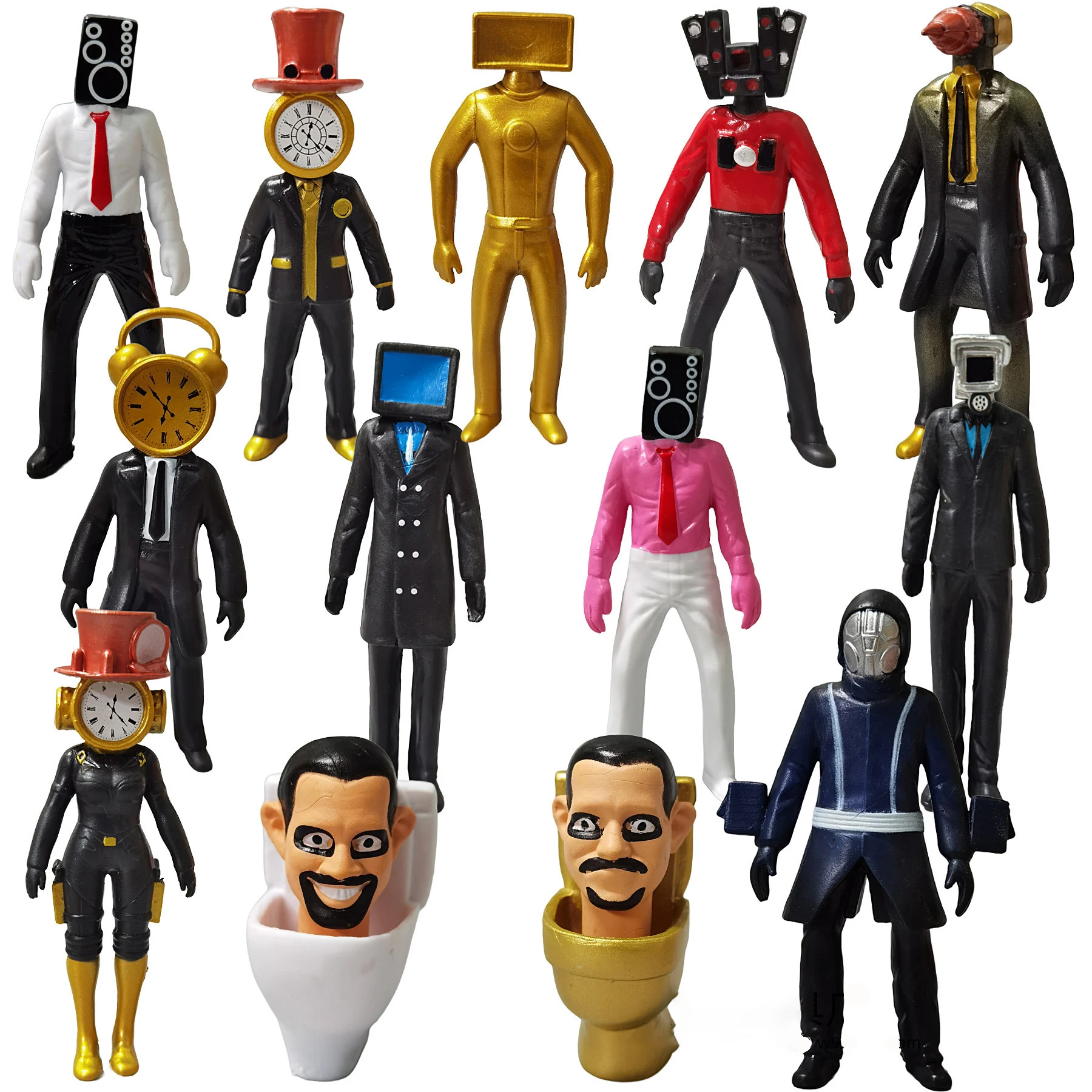 スキビディトイレ 12点セット フィギュア 楽天市場】【Skibidi toilet figure 12点セット！】スキビディトイレ