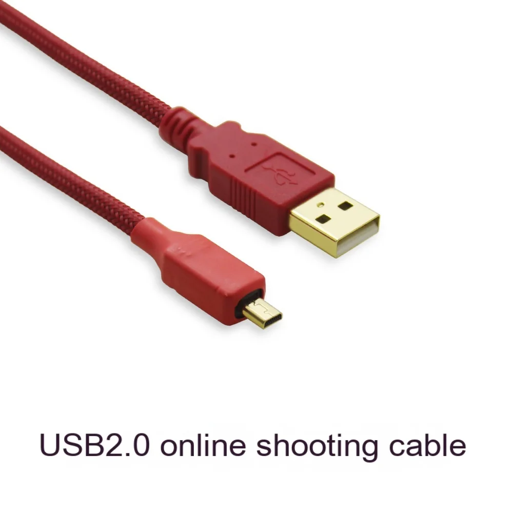 

3m-10m SLR camera computer USB mini 8pin tethered shooting cable 8PIN data cable for Nikon D750 DF D5300 7100