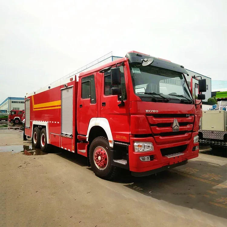 China 10 Wheels Mul-tifunction Water Foam Fire Truck Fire Fighting Truck For Factory Cheap Price