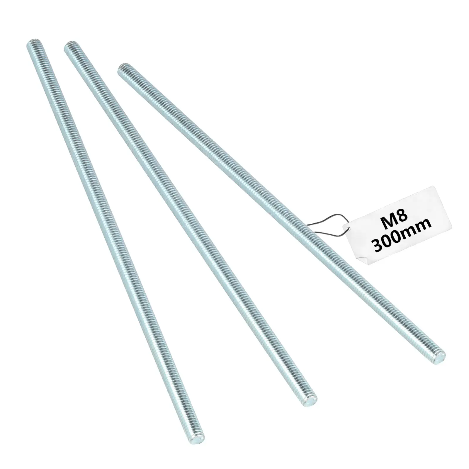 3-Pack M8×300Mm Gal…