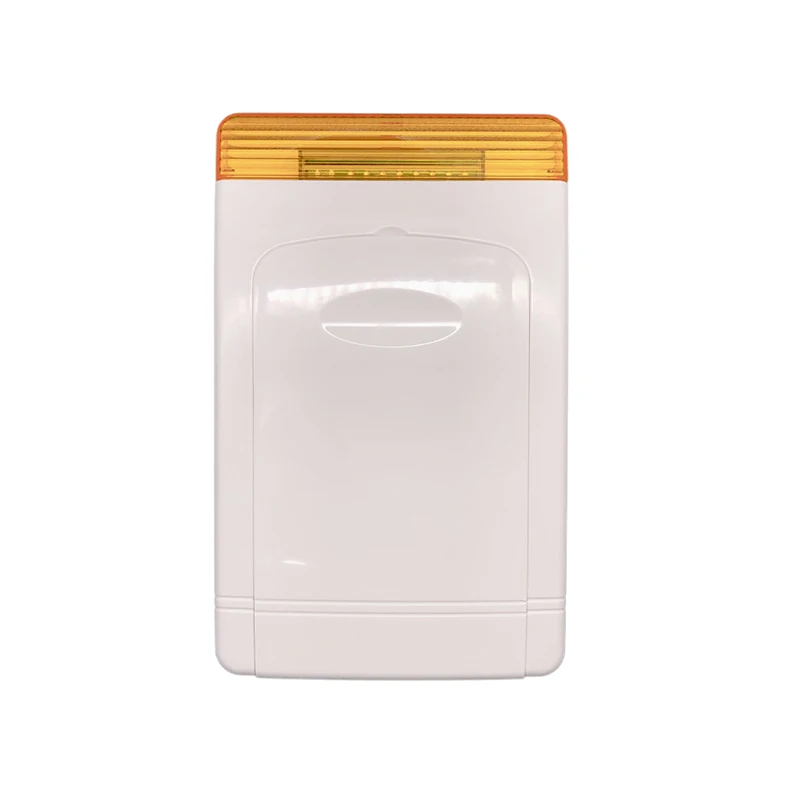 Wired Outdoor Indoor Flash Siren Loud Alarm Voice Flashing Light Strobe Siren Horn for Burglar Alarm System Drive Thief Away