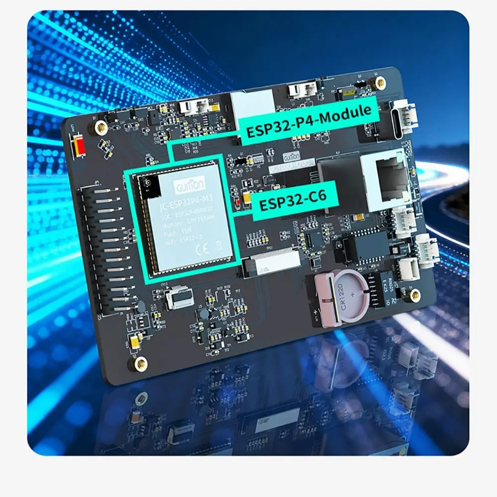 7.0-inch Display ESP32-P4 Development Board 1024*600 Resolution Camera Module IPS Capacitive Touch IPS Screen WIFI Bluetooth