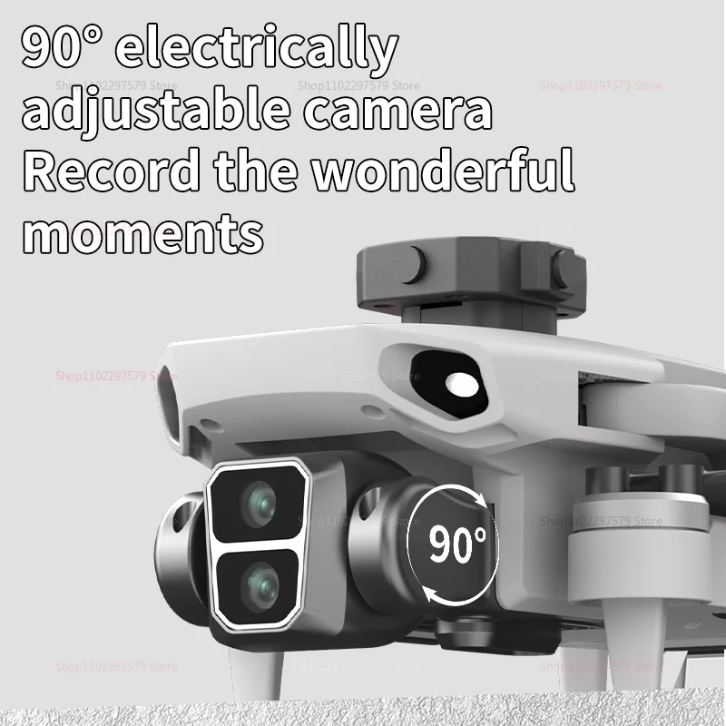 L106 Drone 8K HD Dual Camera Brushless Motor Obstacle Avoidance With Screen Remote Control Four-Axis RC Drone Toy For Kids Adult