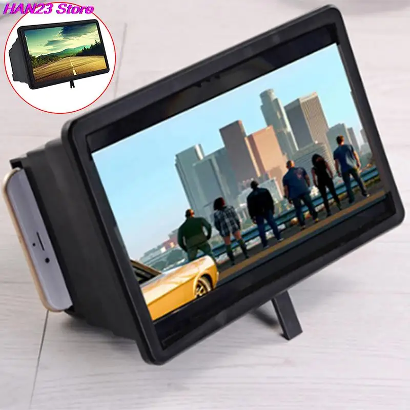 Mobile Phone 3D Screen Magnifier Smartphone Magnifying Glass Enlarger Screen 3D Movie Video Cell Phone Screen Amplifier