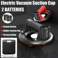 8 inch 200kg Electric Vacuum Suction Cup 2 Batteries Type-C Charger For Ceramic Tile/ Glass Tile Suction Lift Heavy Lifting Tool