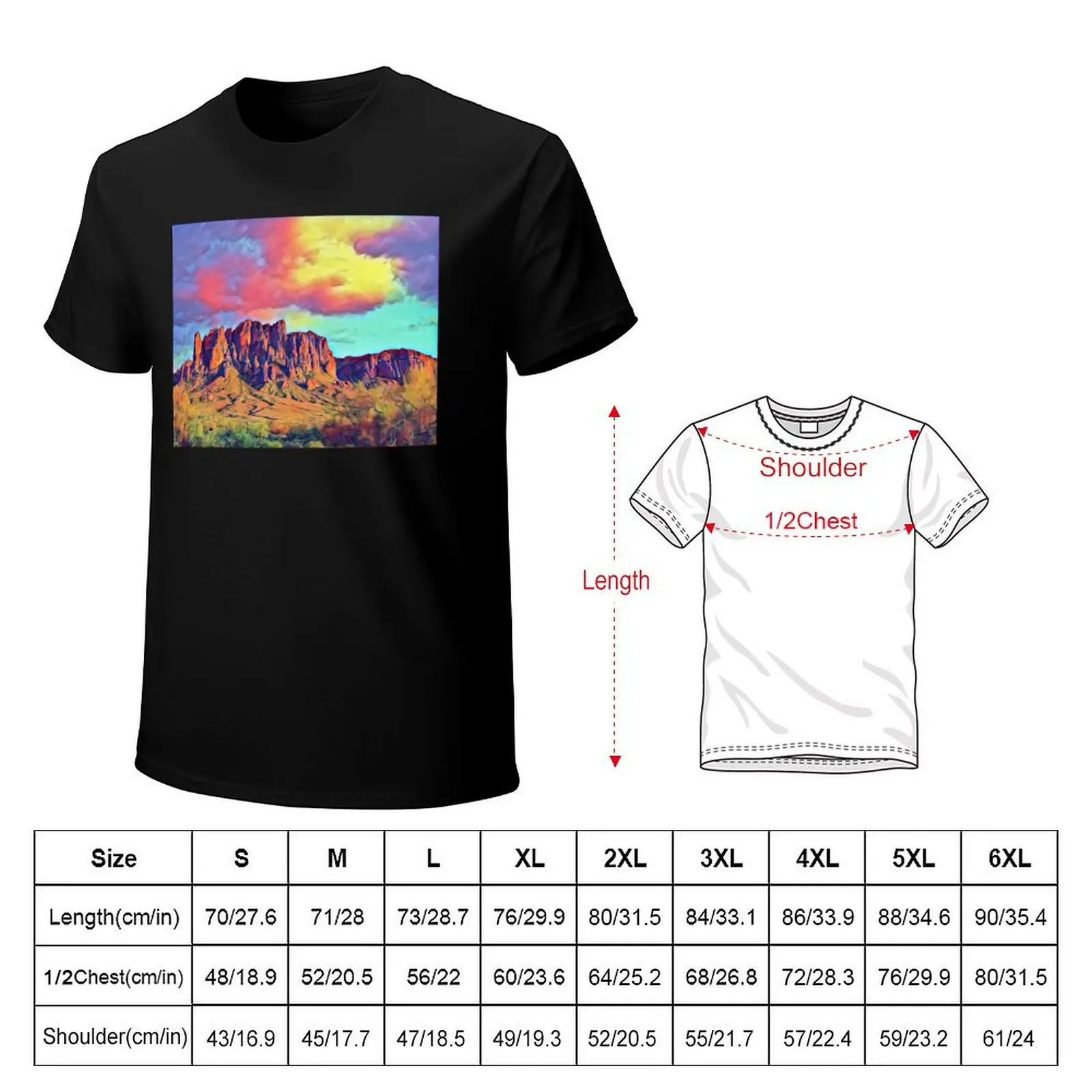 Superstition Mountains T-Shirt Cool Dry Performance T-Shirt