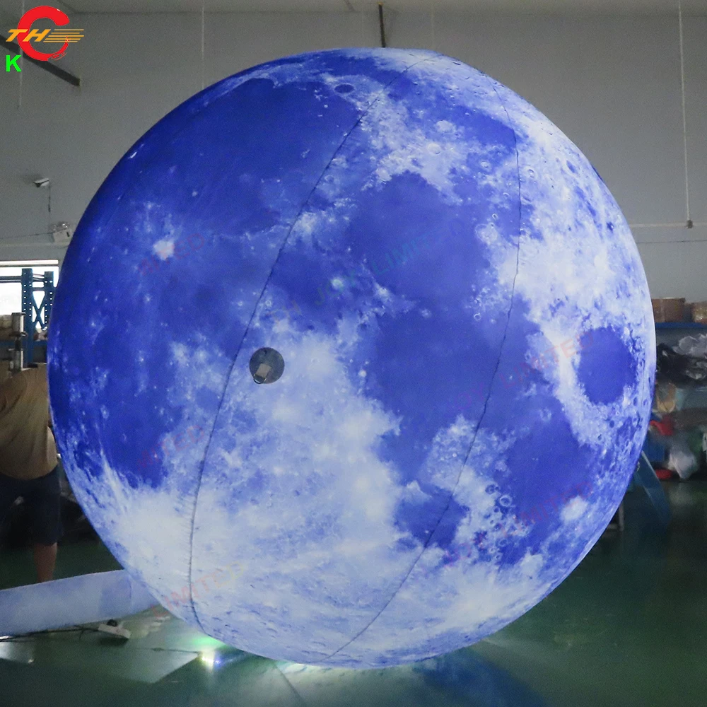 

Free Air Shipping 10ft Dia Outdoors Park Deco Inflatable Nine Planets Space Theme Party Inflatable Moon Earth Balloon