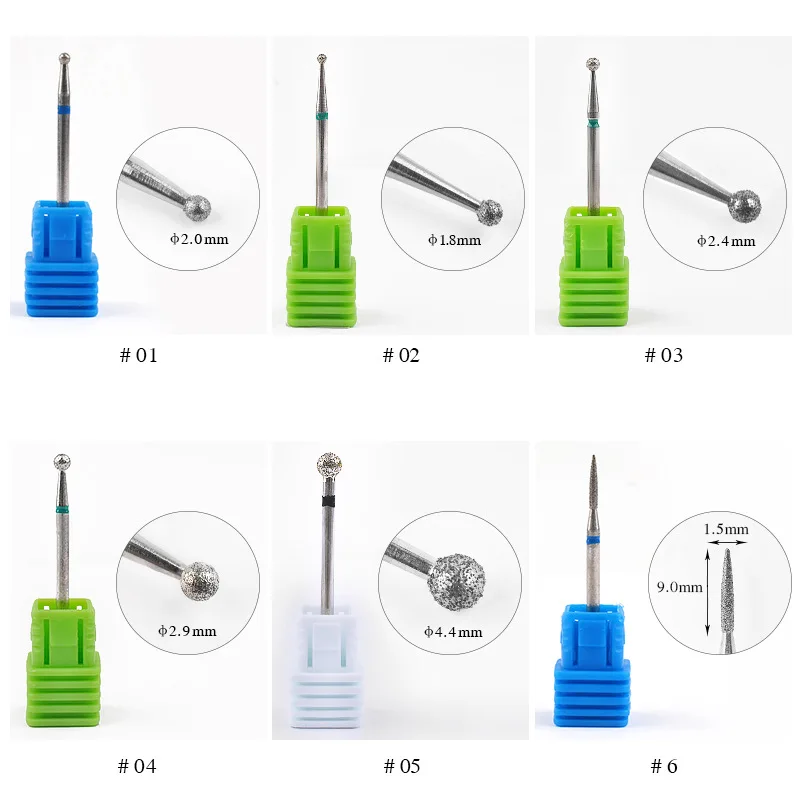 Manicure usunąć żelowe akryle akcesoria do paznokci narzędzie głowica szlifująca diamentowe węglik wolframu wiertło do paznokci do wiertarka