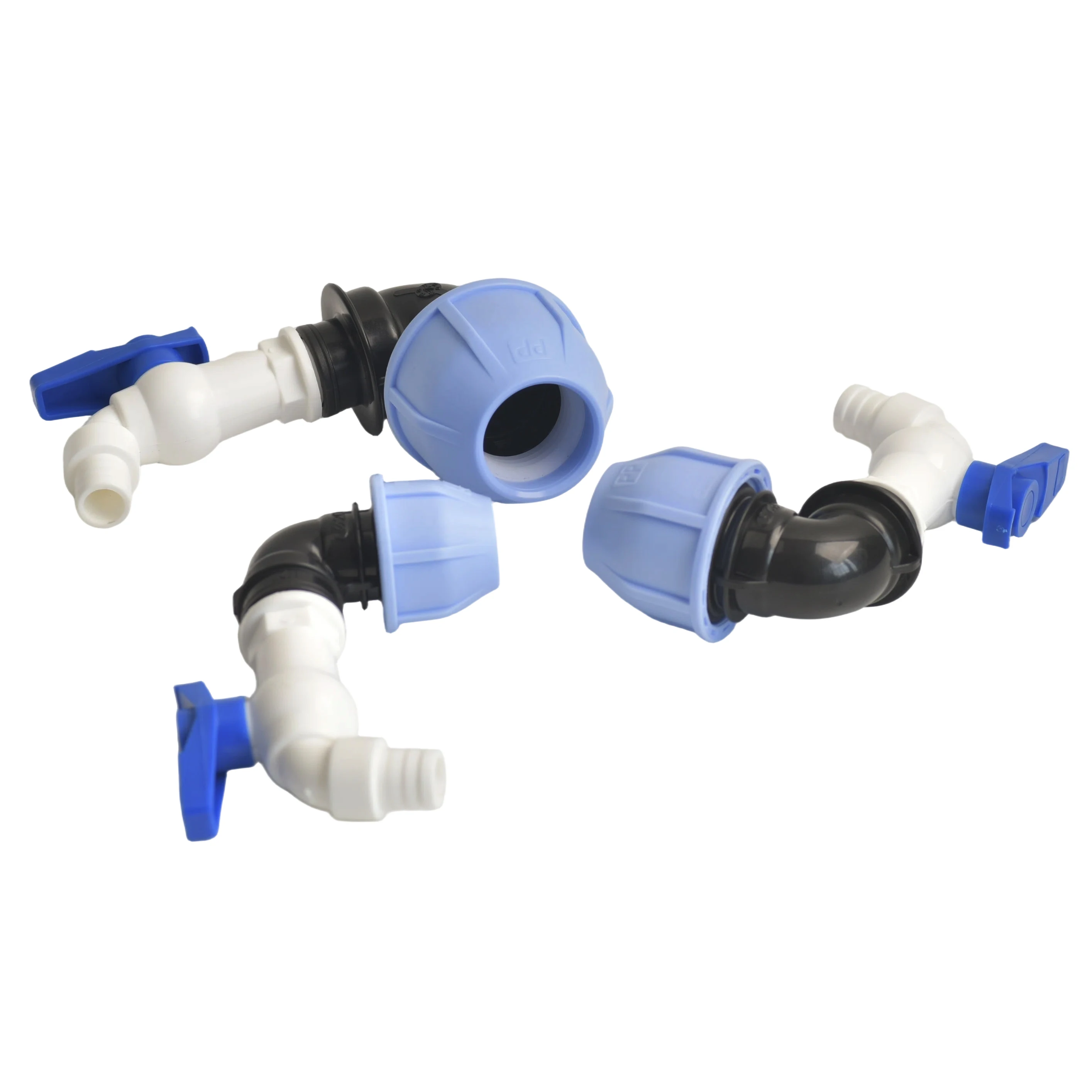 DN15 DN20 DN25mm PE PVC Pipe Quick Elbow Connector Pipe 90 Degrees Fast Locked Joint Garden Water Coupling Fittings 1Pc