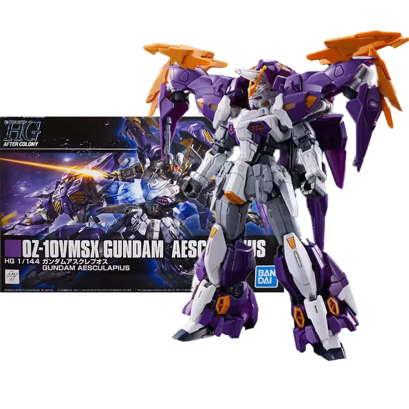 Bandai Original Genuine HG 1/144 OZ-10vmsx Gundam Aesculapius PB Limited Anime Model Toys Action Figure Gifts Collectible Boys