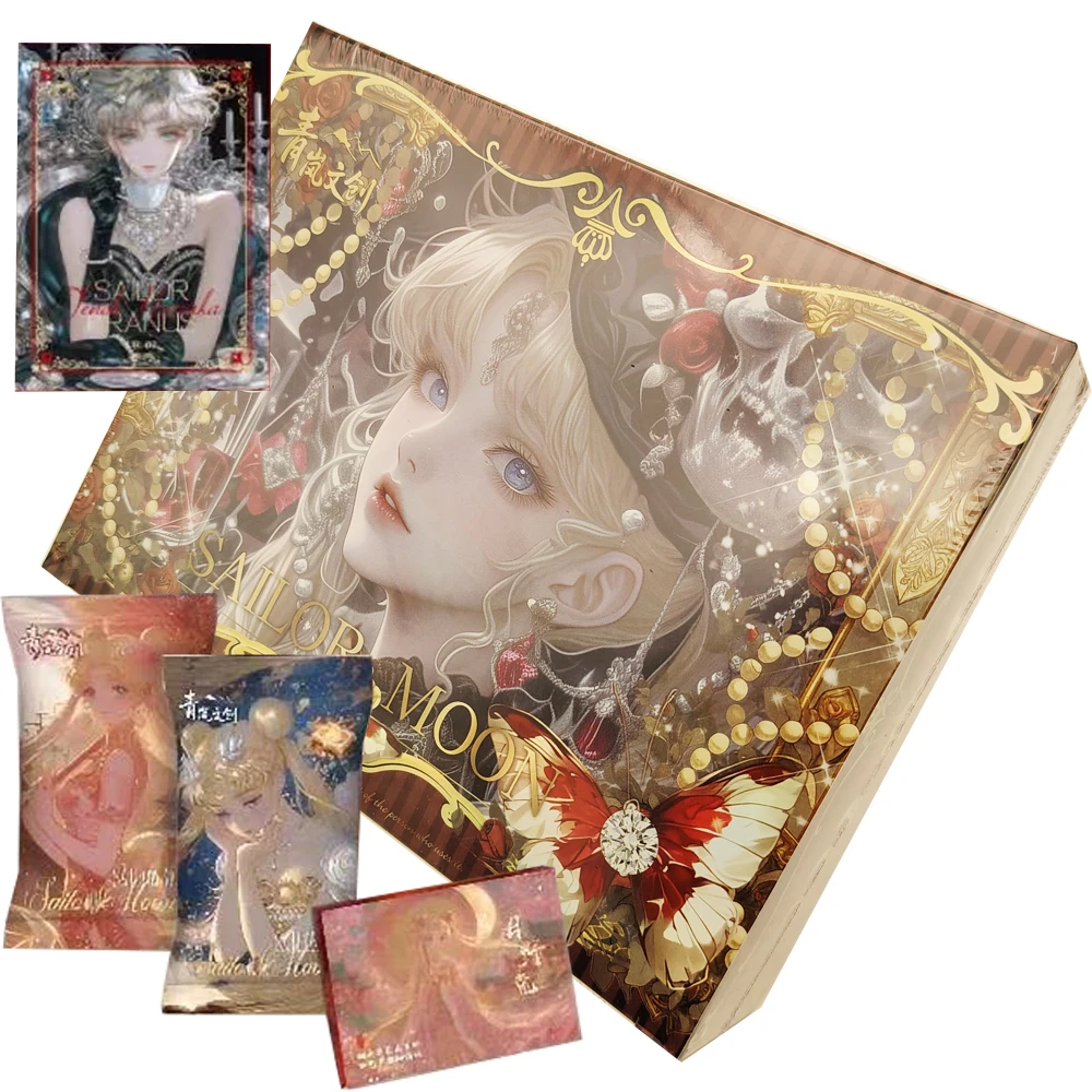 

Japanese Anime Sailor Moon Collection Cards Cartoon Protagonist HD Craft Character Rare Card Fans' Favorite Creative Gifts Toys