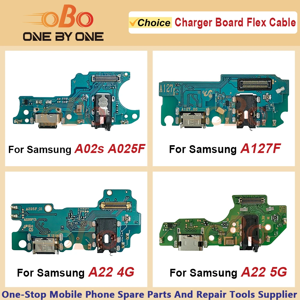 Conector de Puerto de Carga USB para Samsung Galaxy A02s A12 Nacho A225 A226B, Placa de Carga, Cable Flexible de Reparación (1 Pieza)