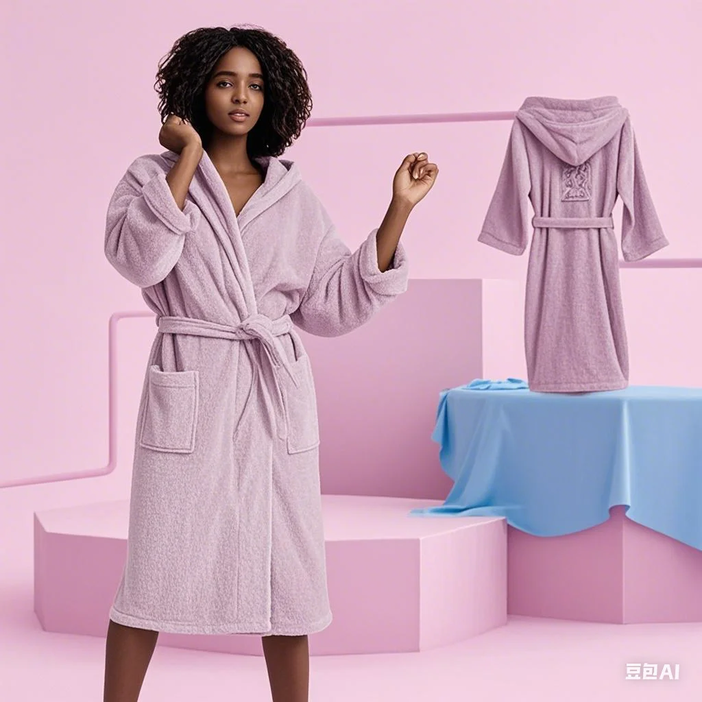 

Winter Bath Robe Women Dressing Gown Men Warm Thick Towell Long Bathrobe Plus Size Mens Cozy Robes Hooded Sleepwear Home Wear