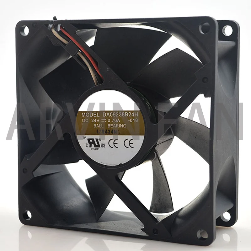 

1Pcs DA09238B24H -018 9238 92mm 24V 0.7A Computer Server Inverter Server Square Cooling Fan 3-Wire