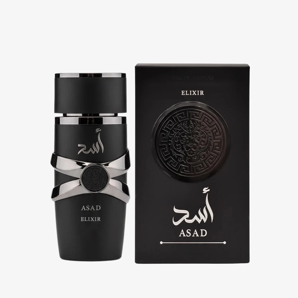 Asad Elixir Men EDP Perfume 100ml, Spicy Woody Oriental Long Lasting Arabian Style Fragrance, Masculine Cologne for Daily & Evening Wear