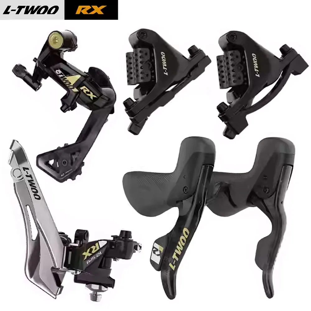 

L-TWOO RX Integrated Hydraulic Disc Brake Shifter Kit Direct-mount Front Derailleur Carbon Fiber Or Aluminum Alloy Materials