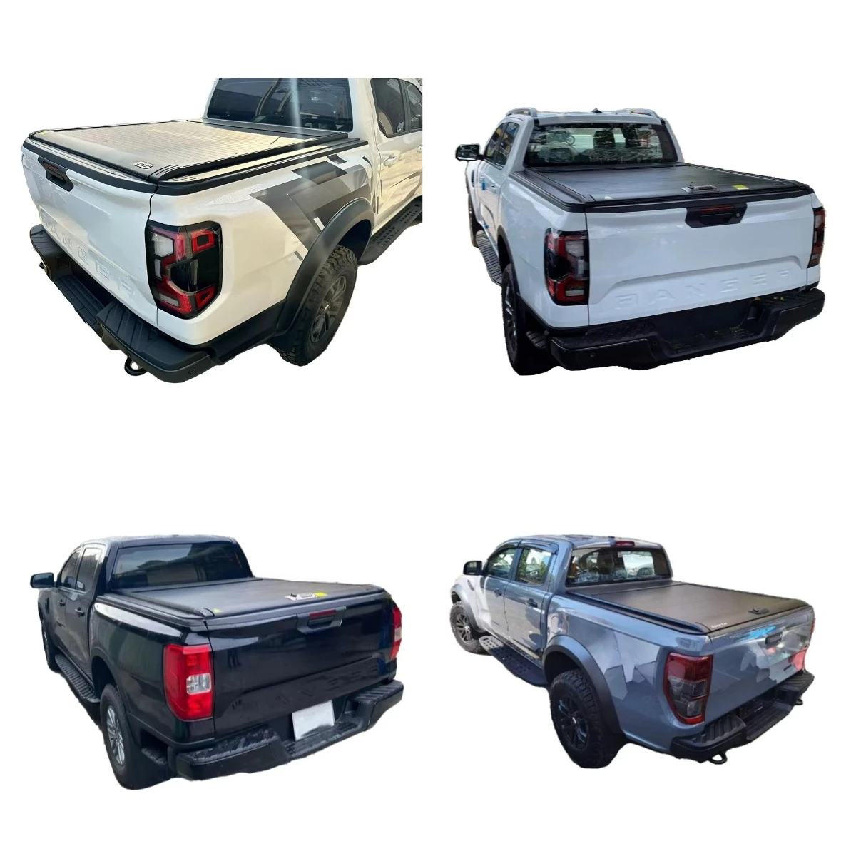 

Heavy Duty Pickup Truck Roller Shutter Lid for Ranger Raptor Hard Aluminum Retractable Tonneau Cover Security Lock