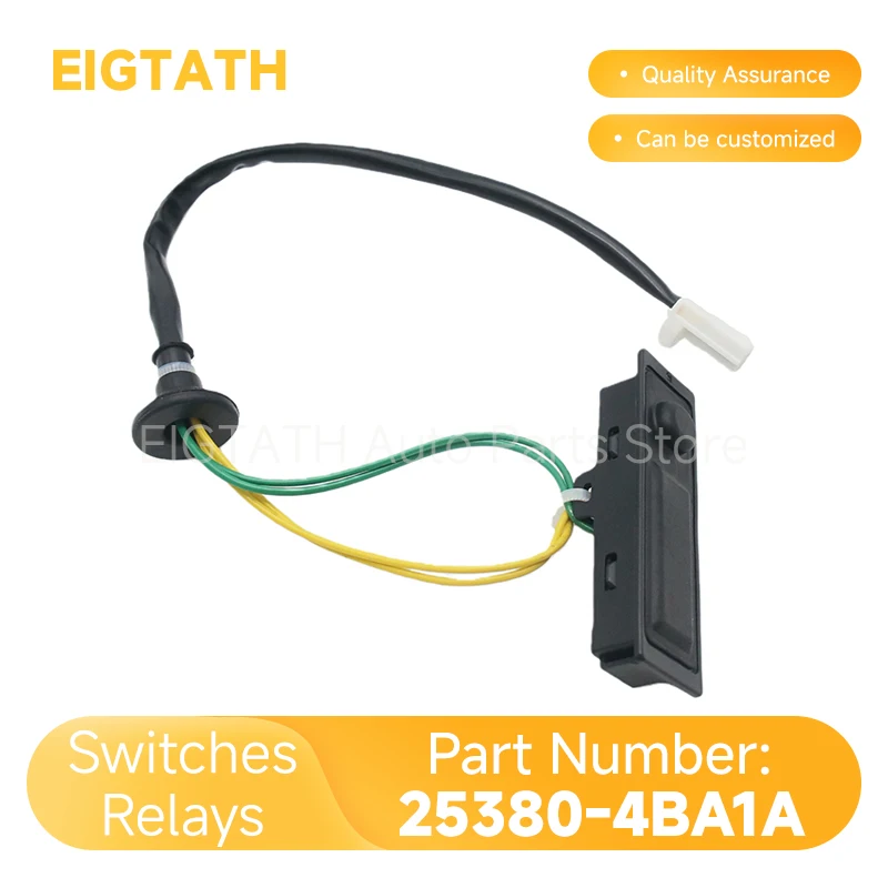 

25380-4BA1A Liftgate Latch Release Switch For Nissan Rogue X-Trail T32 2014–2020 2.5L QR25DE 2.0L MR20DD Auto Parts 253804BA1A