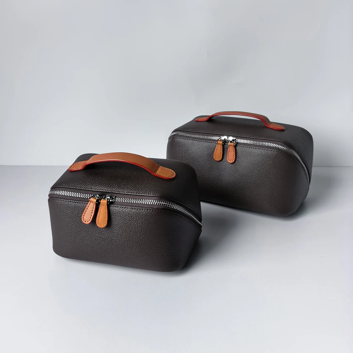 Tragbare Canvas-Beschichtete Wasserdichte Stoff-Kosmetiktasche Große Kapazität Reise-Toilettenartikel-Organizer Unisex Make-up-Organizer Luxus-Tasche – Detail 9
