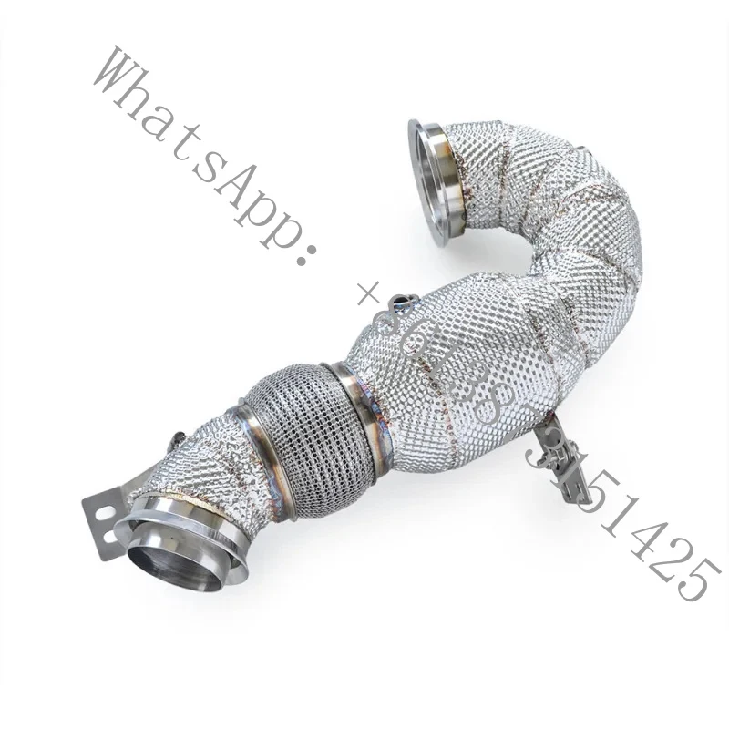 

Suitable Insulated Exhaust Downpipe-GT50 GLE53 3.0T 2019+ Stainless Steel Header Performance Exhaust Pipes